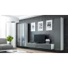Cama Glass-case VIGO '180' 180/40/30 white/grey gloss