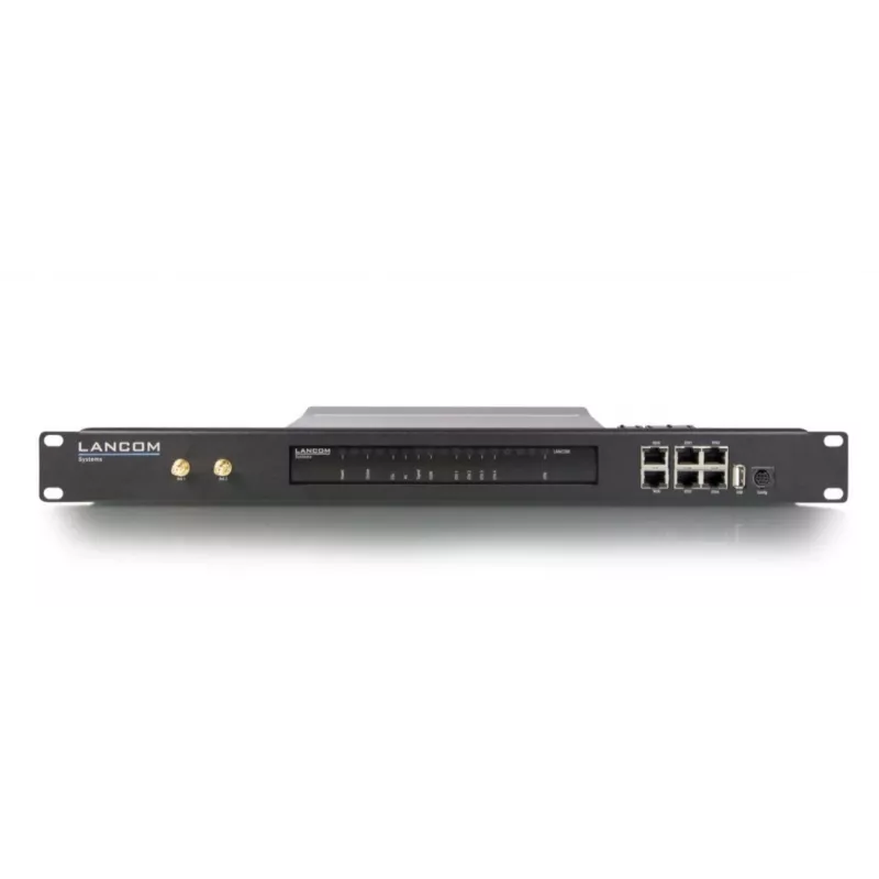 LANCOM Rack Mount Plus 1U 19 inch Rack Mounting Bracket for LANCOM Devices, Black