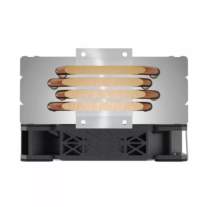 CPU air cooler SAVIO SAVGCOVORTEXX2ARGB with 4 heat pipes, 120mm ARGB fan, black