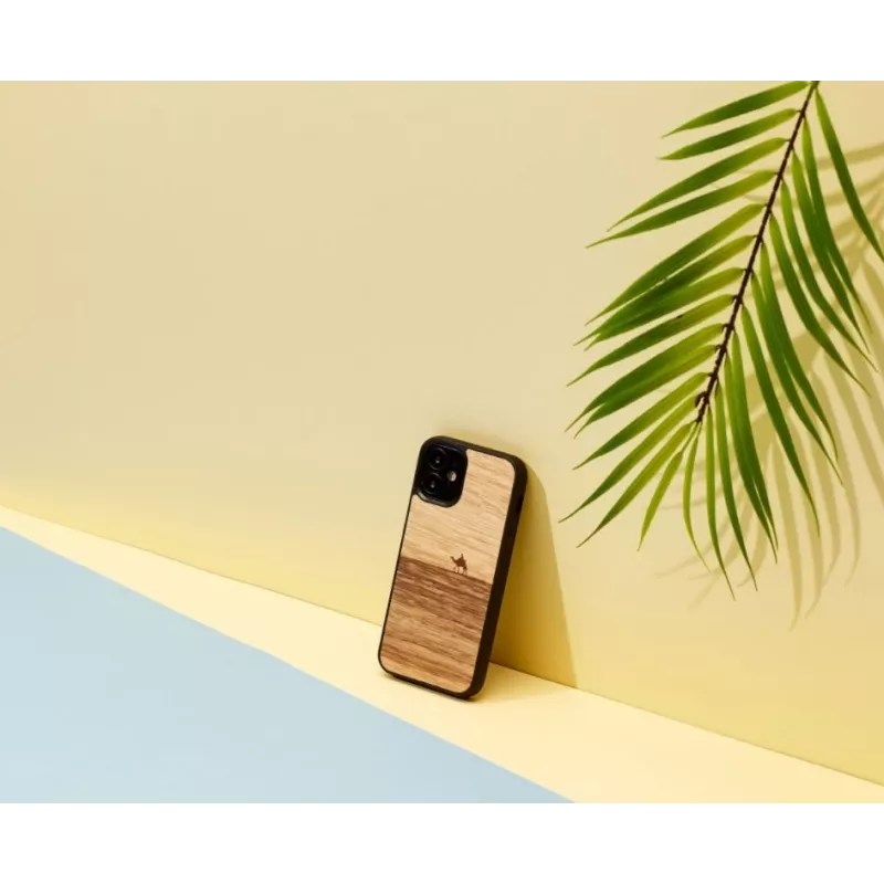 Protective phone case Man and Wood for iPhone 12 mini — Terra Black