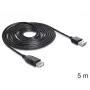 USB Cable DeLOCK EASY-USB 2.0-A 5m Black
