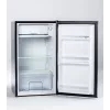 Refrigerator-freezer Ravanson LKK-90ES, freestanding, 91 L total (81 L fridge + 10 L freezer), silver