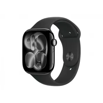Apple Watch Series 11 | Smart watch | GPS (satellite) | LTPO OLED Always-On Retina | Waterproof | Jet Black