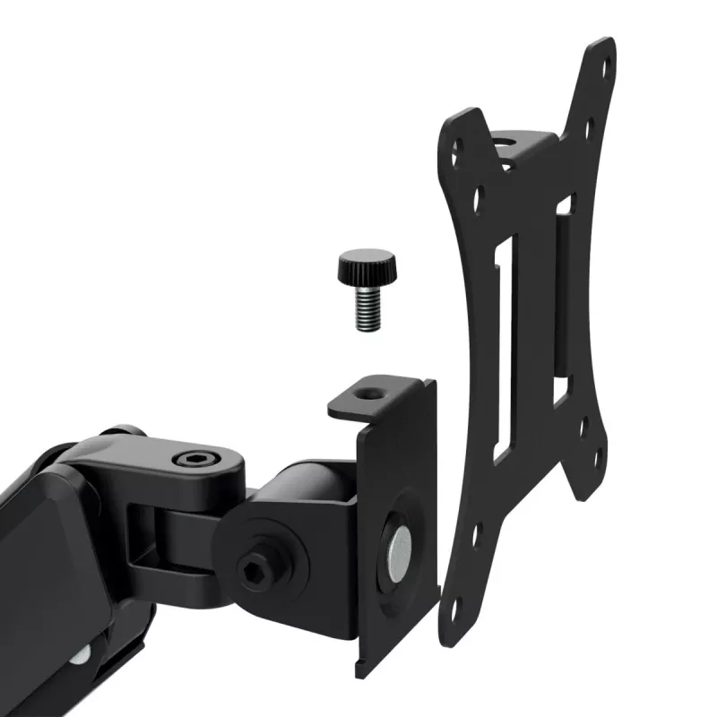 Monitor mount MACLEAN MC-135 gas spring for 17 inch–32 inch screens, load 2–10 kg, black