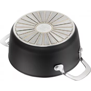 BALLARINI Alba pot with lid titanium 2.7 L ALBG2LD.20D