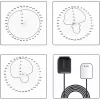 External GPS/GLONASS Antenna QOLTEC 28 dBi 50 W with SMA right-angle connector