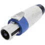 Neutrik NLT4FXX Plug Silver, Blue 1 St. (NLT4FXX)