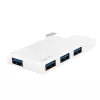 USB3.0 4-port hub, silver