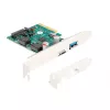 DeLOCK PCI Express x4 Card 1 x USB Type-C 1 x USB Type-A 10 Gbps