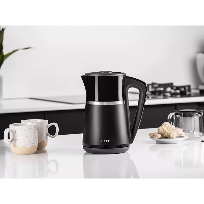 Electric kettle LAFE 1.7L 2200W black