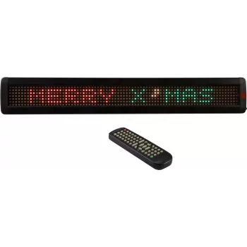 LED display EUROLITE ESN 7x80 USB LAN – modular message board 7x80 pixels, USB and LAN connectivity