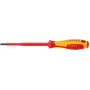 Knipex VDE VDE Slotted Screwdriver Blade Width: 5.5 mm Blade Length: 125 mm DIN EN 60900 (98 20 55)