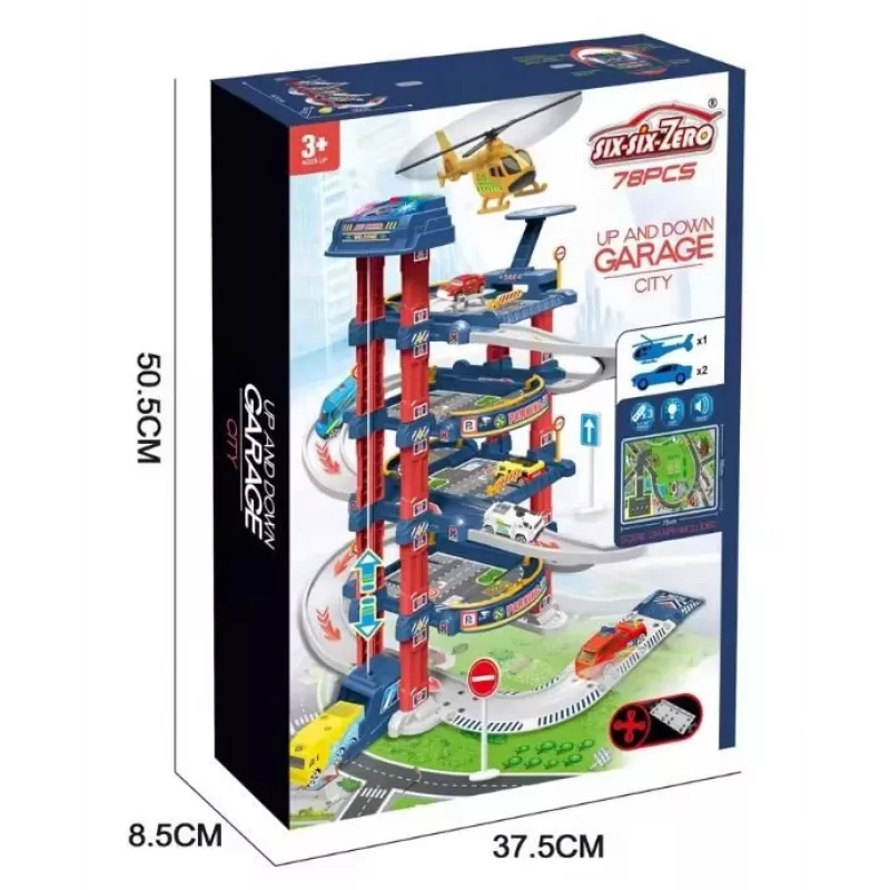 Extralink Kids | Car parking | garage with electric lift toy cars for children