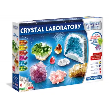 Educational science kit Clementoni Crystal Laboratory 61822 – chemistry experiments for kids