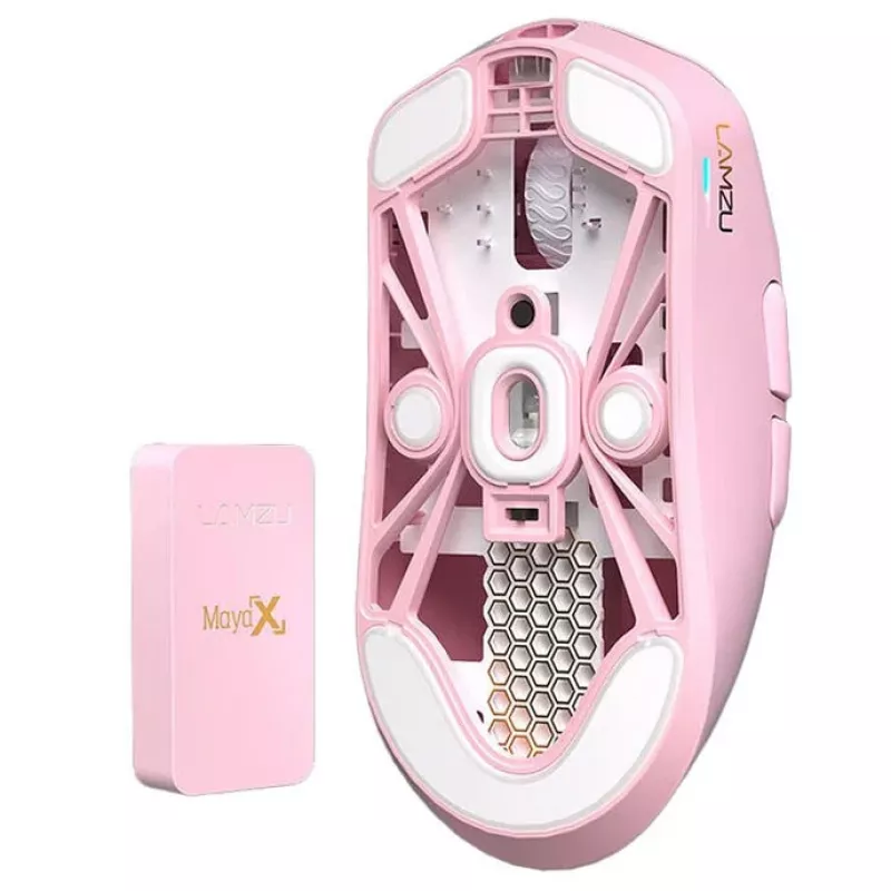Mouse Lamzu MAYA X 8K Wireless Gaming Mouse Light Pink USB