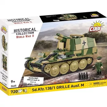 Construction model kit Cobi SD.KFZ.138/1 Grille, 720 pieces, display model