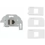 Kindermann 7456-423 Cat-6/6A (RJ45) Connection Plate Sch./Klemmt., w/RAL 9010 (7456000423)