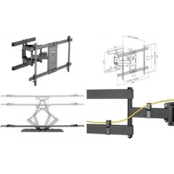 LOGILINK BP0115 TV Wall mount 43-90inch tilt +3-15 swievel +-60 428mm