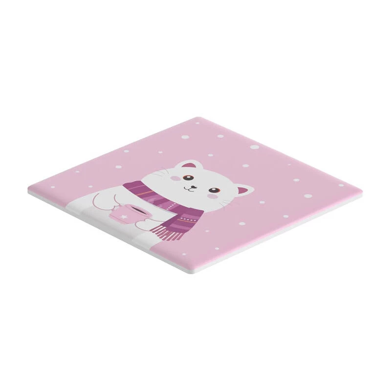 Decorative cover Sonoff T5-1C-86-cartoon for touch switch — single-gang 86x86 mm panel