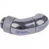 Water Hose Fitting Alphacool 17059 Brass Nickel 1 pc 61 g