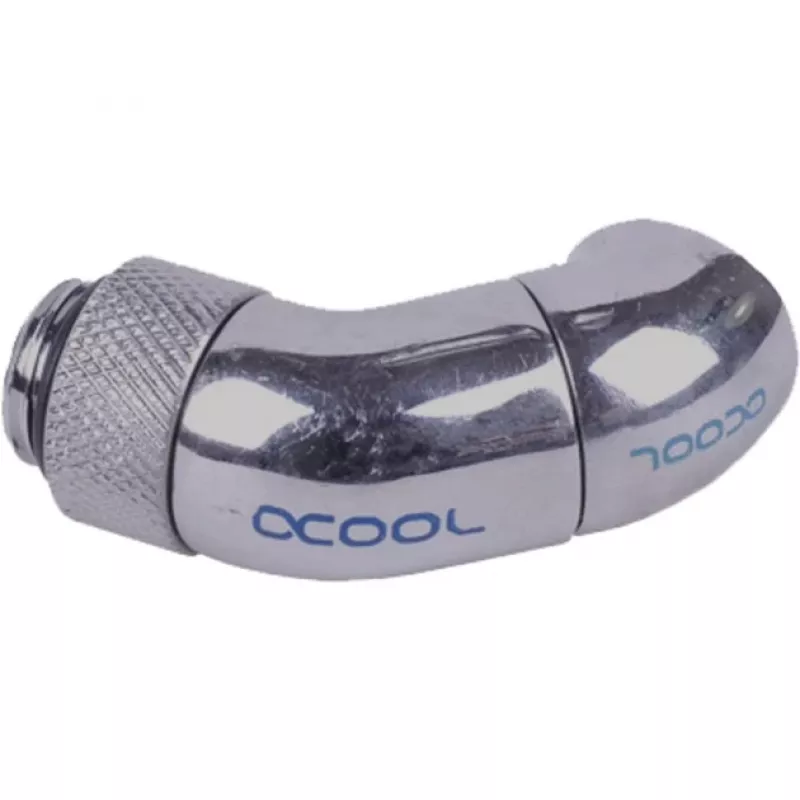 Water Hose Fitting Alphacool 17059 Brass Nickel 1 pc 61 g