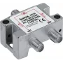 Satellite coaxial 2-way splitter HAMA Classic Line 2-way fully shielded — 2 outputs, fully shielded