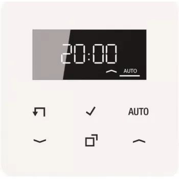 Wall plate/switch cover Jung CD1750DWW — plastic, screwless design, single pack