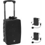 Wireless Microphone Set Omnitronic WAMS-12BT2 — 2x Bodypack Transmitters, 2x Headset Microphones