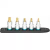 Socket Set Hazet 990-SR/5 multi-tooth short sockets, 5 pcs, sizes M6–M14