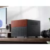 Jonsbo N4 Microtower Casing Black Durable Steel Compact PC Enclosure