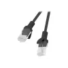 Network cable LANBERG PCU5-10CC-0500-BK Cat5e U/UTP RJ-45 — 5 m, black, CCA conductor