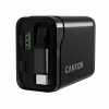 Charger CANYON OnCharge 65RC with built-in USB-C cable, 65W, 1x PD, 1x QC, EU plug, Black