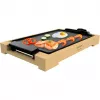 Table Grill Tasty&Grill 2000 Bamboo, Electric Grill Plate Wood, 2.000 Watt