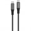 4smarts PremiumCord - USB Cable - USB-C (M) to USB-C (M) - USB 2.0 - 20 V - 5 A - 1.5 m - USB-Power Supply (100 W) - Black