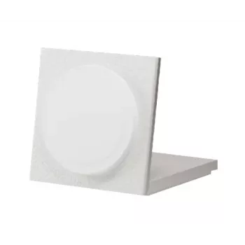 Wireless Charger native union Rise Solo Qi2 Wireless Charger Sandstone indoor USB smartphone compatible light grey