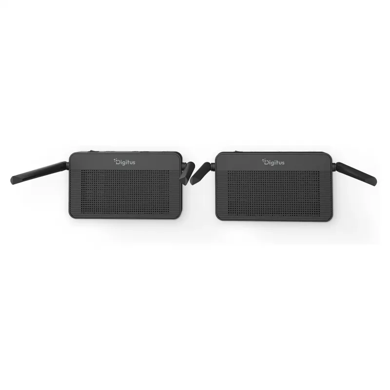 Wireless HDMI KVM Extender Set DIGITUS DS-55360 — Transmitter & Receiver, Wireless, 100 m, 4K/60Hz, HDMI, USB-A/USB-C