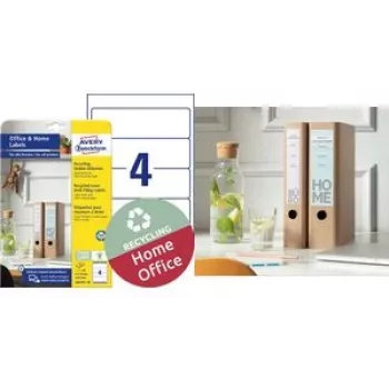 AVERY Folder Labels LR4761-10, white, 61 x 192 mm, pack