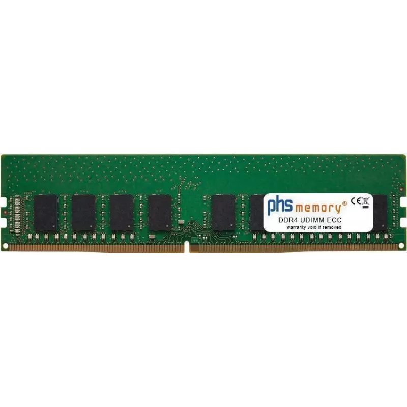 PHS-memory 32GB RAM Memory Suitable for ASUS RS100-E10-PI2 DDR4 UDIMM ECC 2666MHz PC4-2666V-E (SP399588)