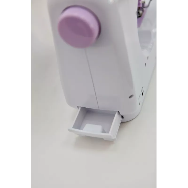 Semi-automatic sewing machine Łucznik Mini — Electric, 3 stitch patterns, 4-step buttonhole, free arm