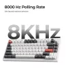 Mechanical Keyboard Keychron Q1 Ultra 8K — 75% layout, USB + RF Wireless + Bluetooth, RGB, Black