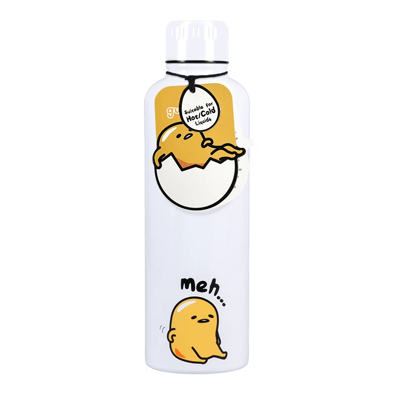 Metal water bottle Paladone Gudetama — insulated stainless bottle with character design