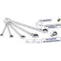 HAZET 606/5 - 8,10,13,17,19 mm - Chrom - Chrom - Glossy - 13° - Germany (606/5)
