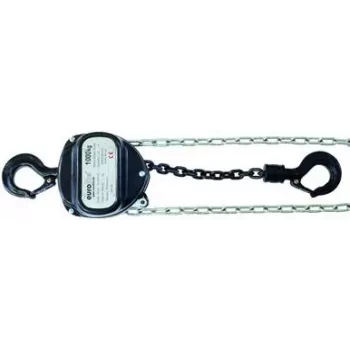Chain hoist EUROLITE 1.0 t model 58000113, chain length 6 m, black