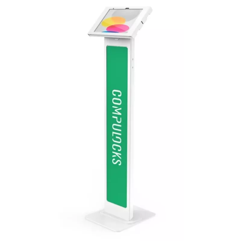 Compulocks iPad 10.9 inch 10th Gen Swell Enclosure Floor Stand White