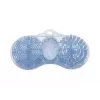 Bathroom foot cleaning mat with pumice