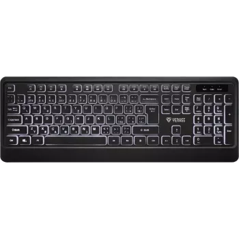 Keyboard Backlit quiet USB with low-profile keys
