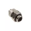 Connector straight G1/4 inch AG to 11/8mm - Silver Glossy