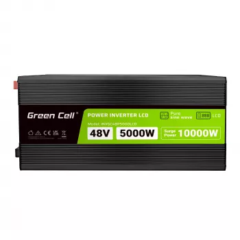 LCD converter 48V 5000W/10000W Pure sine with display