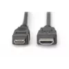 Digitus ASSMANN - Video- / Audio Cable - HDMI - 30 AWG - Mini-HDMI, 19-pin (M) - HDMI, 19-pin (M) - 3 m - Double Insulation - Black (AK-330106-030-S)