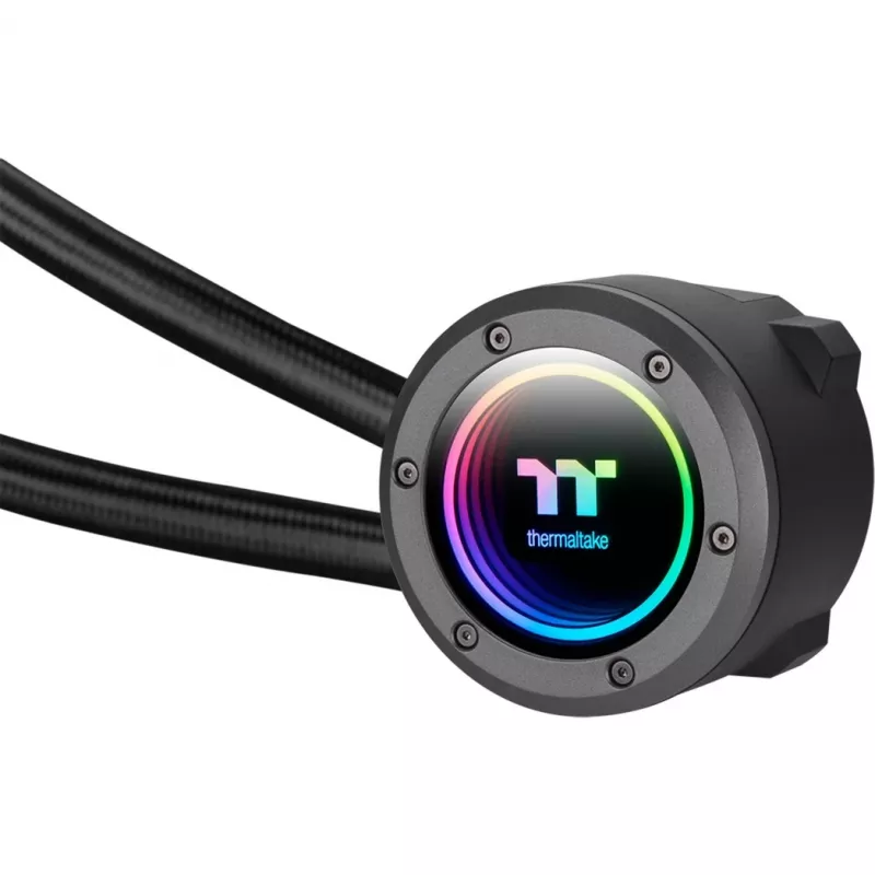 Thermaltake TH420 V2 ARGB Processor All-in-one liquid cooler 14 cm Black 1 pc(s)